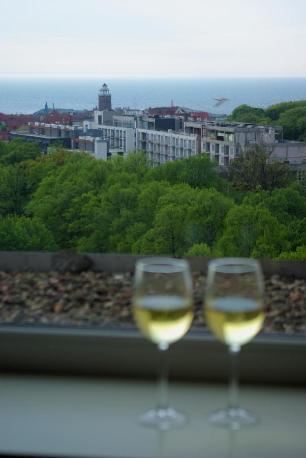 Apartament z widokiem na latarnię Apartment Kolobrzeg Bagian luar foto